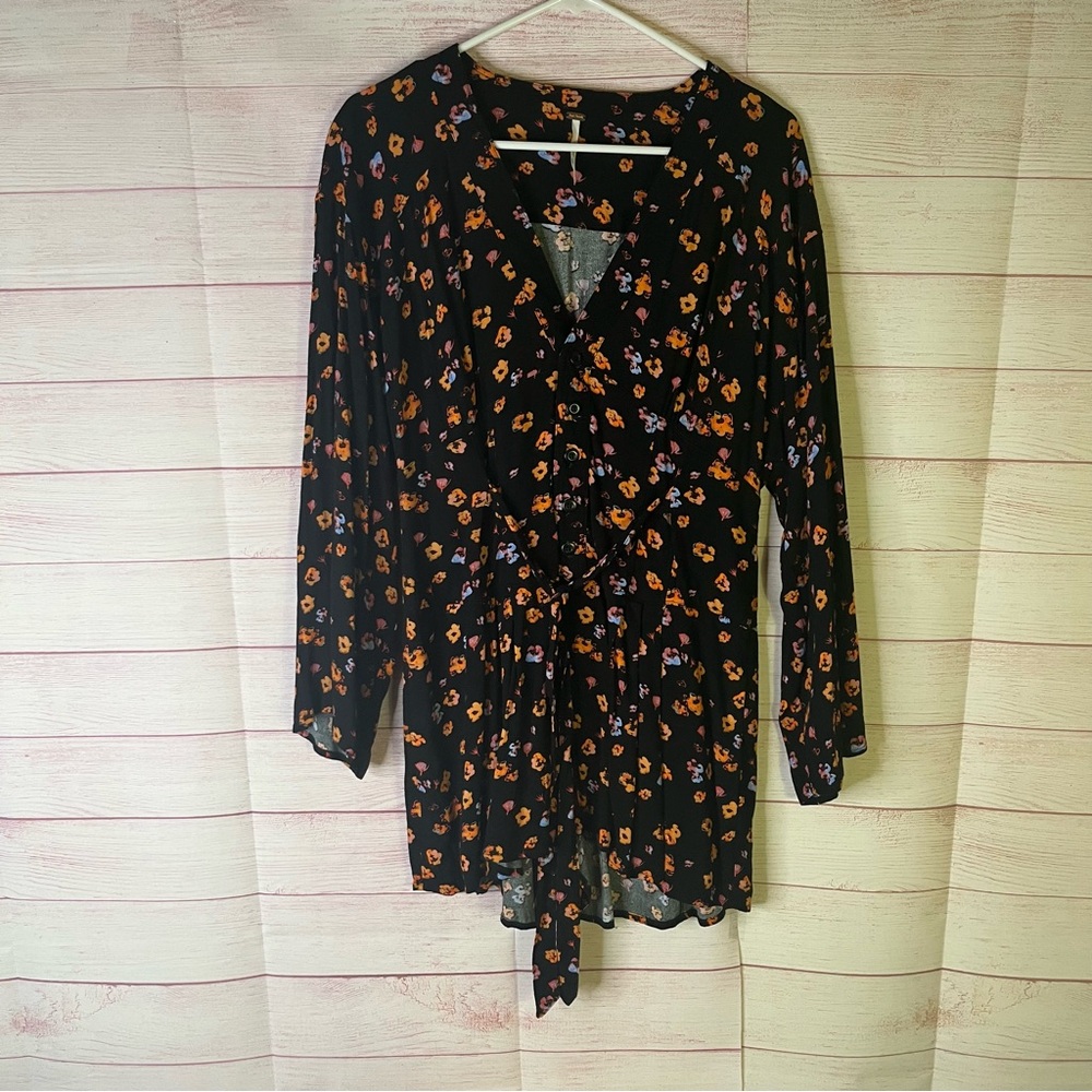 Free People‎ La’more Printed Romper Size 6
